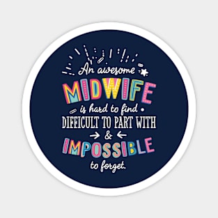 An awesome Midwife Gift Idea - Impossible to Forget Quote Magnet